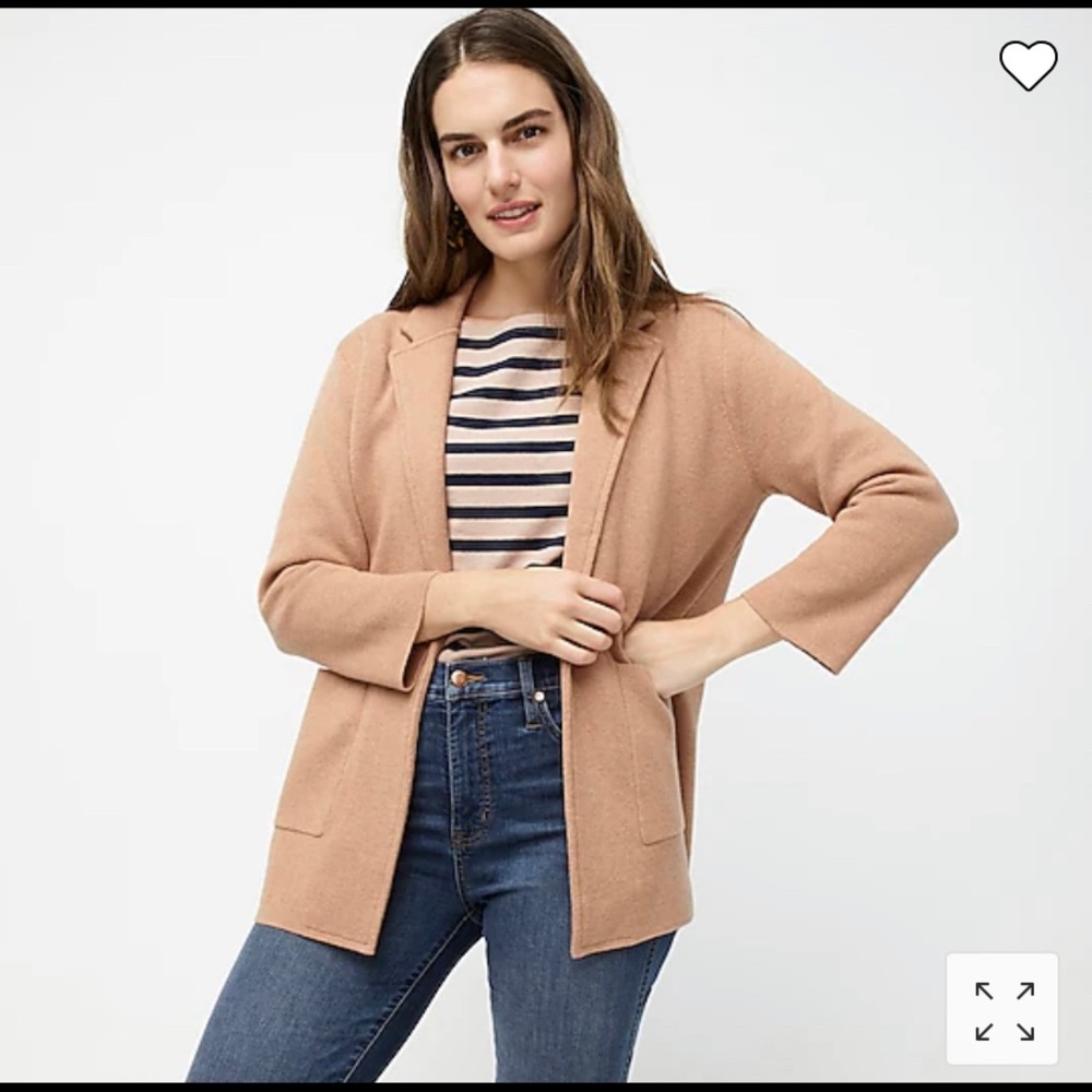 JCREW Sophie sweater blazer